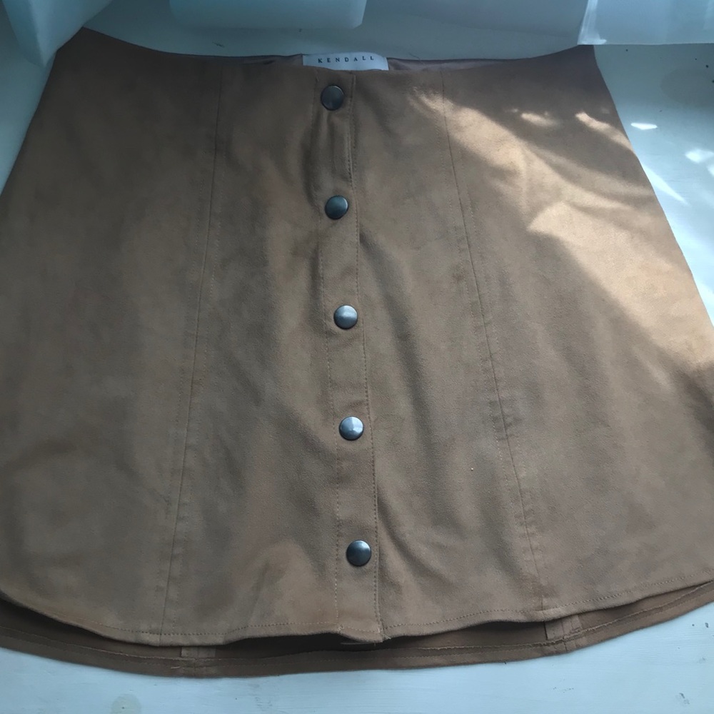 Suede Skirt— NEVER WORN
